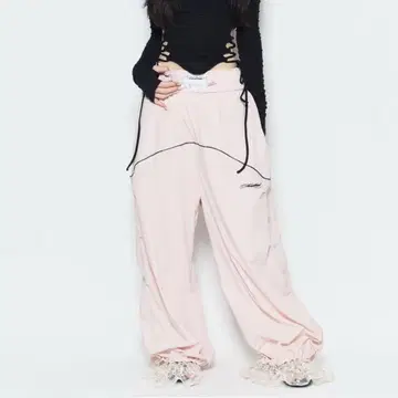 theredthread S nylon jersey pants lace