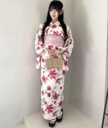 꽃무늬 유카타 MYMOOD