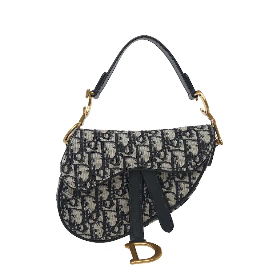 Dior Oblique Saddle Mini手袋