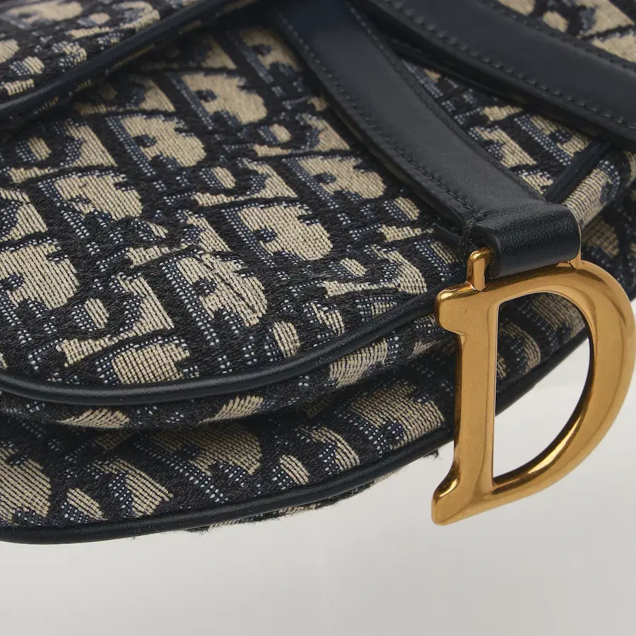 Dior Oblique Saddle Mini手袋