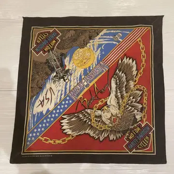 80s 할리 vintage 반다나 빈티지 USA제