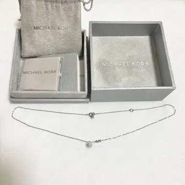 MICHAEL KORS 실버 목걸이