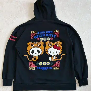 컨디션 최상 팬디에스타 키티 콜라보 XL 50주년 후드티 후디