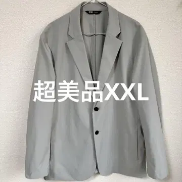 [컨디션 최상] 유니클로 theory 감동 자켓 라이트 그레이 XXL