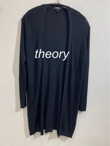 [ 새상품급 ] 띠어리 가디건 블랙 S theory 봄/여름/가을 리브