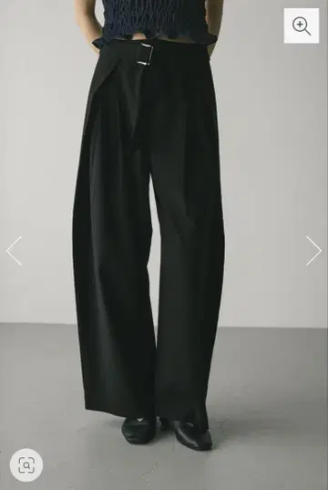 허리 디자인 사이드 랩 팬츠