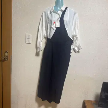 아메리칸 홀릭 미사용 새상품 네이비 살로펫 여성용