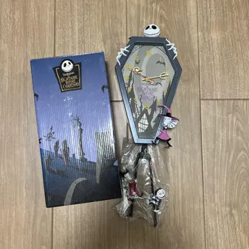 미사용 새상품! 레어! 나이트메어 비포 크리스마스 관 모양 시계