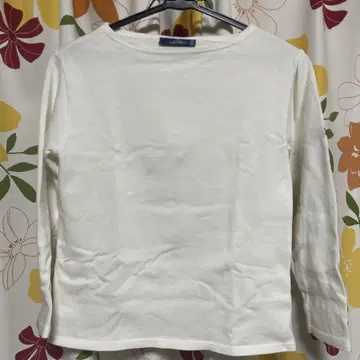 SAINT JAMES 화이트 긴팔 티셔츠