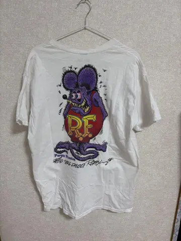 RAT FINK 보라색 래트 핑키 T셔츠 L 사이즈