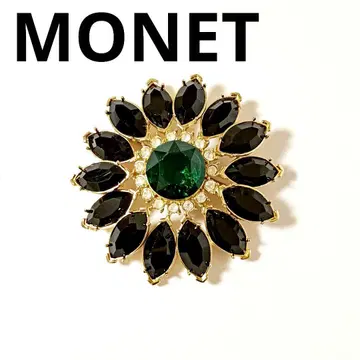 MONET 모네 브로치 빅 사이즈 스톤 레어 vintage 빈티지