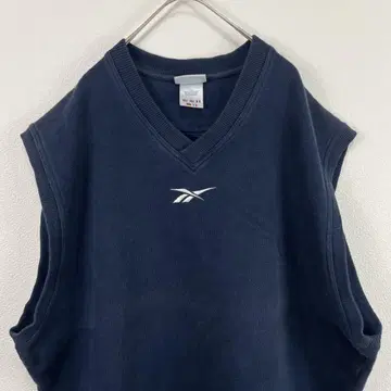 USA 구제 의류 Reebok 리복 니트 베스트 네이비 자수
