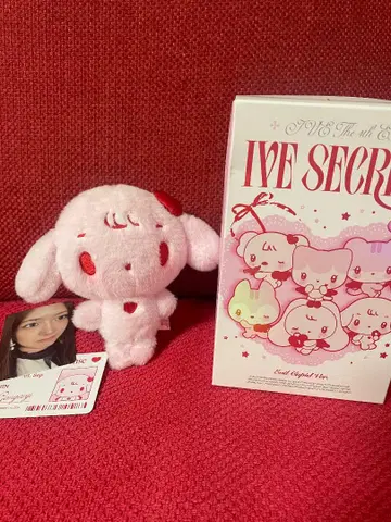 Ive Secret 봉제 인형 혜택 카드 포함