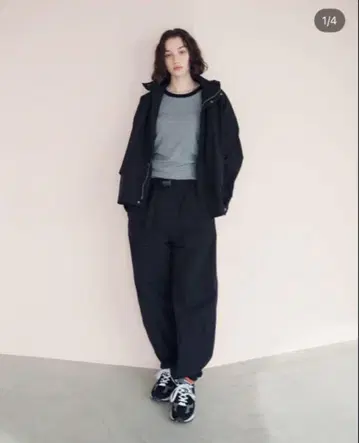 아임인 벌룬 2way 팬츠 Black