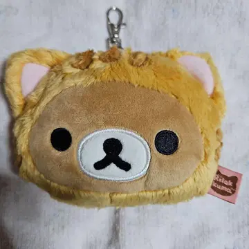 리락쿠마 패스 케이스 느긋한 고양이