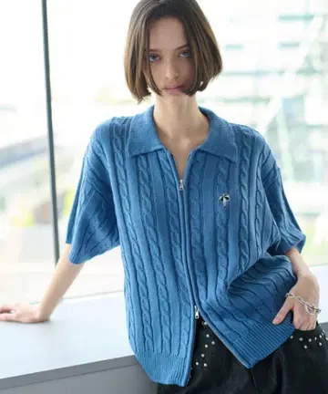 DOUBLE-ZIP KNIT SHIRT / 더블 지퍼 니트 셔츠