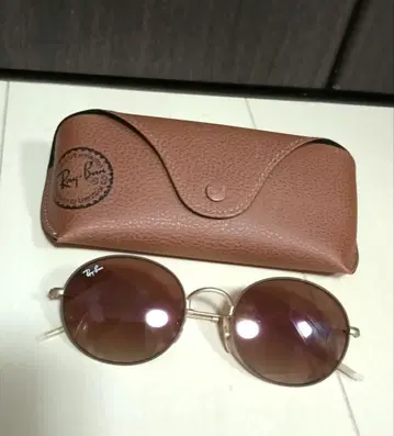 단종 Ray Ban RB3594 골드 러버 x 다크 브라운