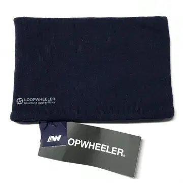 LOOPWHEELER 15주년 기념 넥워머 네이비
