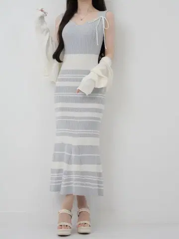 루미뇽 리오본 보더 인어 드레스