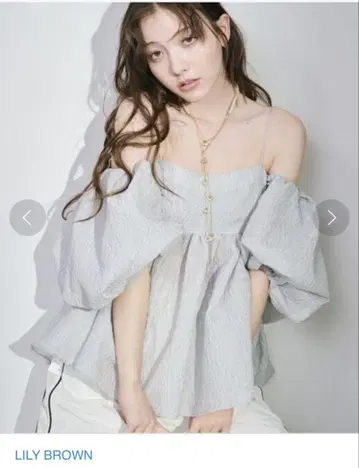 LILYBROWN 같은 형태 3way 자카드 페플럼 뷔스티에