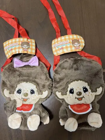 몽치치 봉제 인형 미니백 몽치치 군 몽치치 짱 앉은 모습
