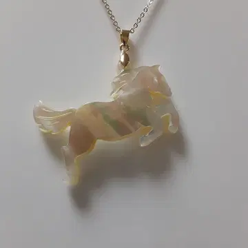 야광 조개 [ 말 ] 펜던트.