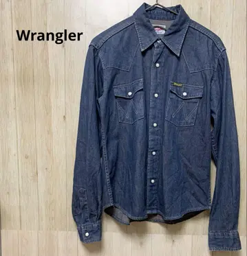 Wrangler 랭글러 웨스턴 셔츠 데님 셔츠 M 여성용