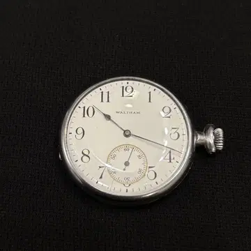 WALTHAM 월쌈 회중시계 수동 와인딩 스몰 세컨드 앤티크 작동품