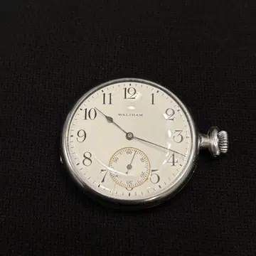 WALTHAM 월쌈 회중시계 수동 와인딩 스몰 세컨드 앤티크 작동품