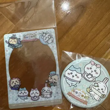 치이카와 포켓 캔뱃지 클리어 카드 치이카와 포켓 하프 애니버서리 토끼