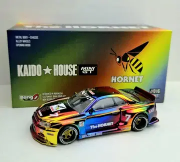 MINIGT KAIDO HOUSE R34 스카이라인 호넷 도금