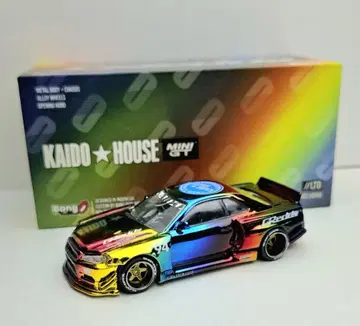 MINIGT KAIDO HOUSE R34 스카이라인 GREEDY 도금