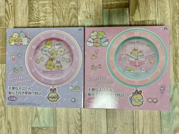 GEO 한정 스미코구라시 천사 에비텐 추가 벽걸이 시계 2종 세트