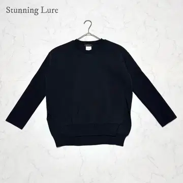 Stunning Lure 일본제 크루넥 빅 티셔츠 블랙