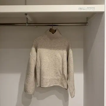 Sea Room lynn 베이지 터틀넥 스웨터