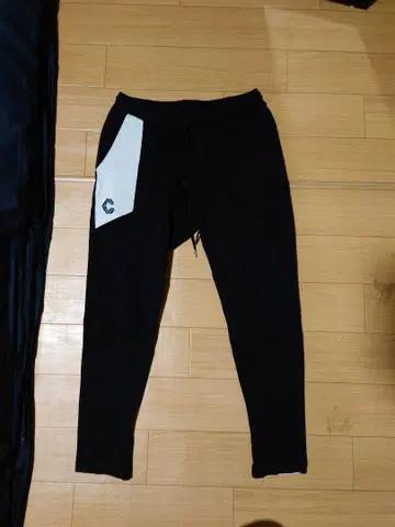 CRONOS 블랙 조거 팬츠