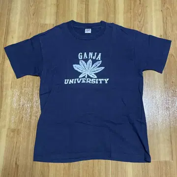 GANJA University T셔츠 90s anvil usa 제조