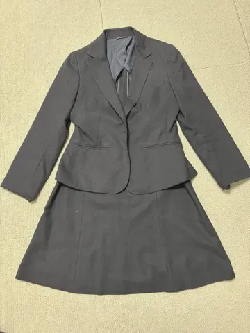 N line Precious 블루 정장 스커트 셋업