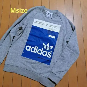 아디다스 오리지널 맨투맨 트레이닝복 그레이 M 사이즈