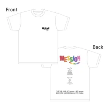 WEST. WESSION FESTIVAL 로고T셔츠 화이트 M