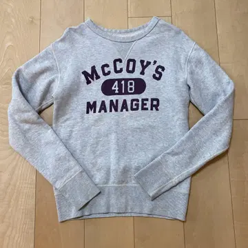 초레어 새상품급! REAL McCOY'S 그레이 트레이닝복 3단 M 3단