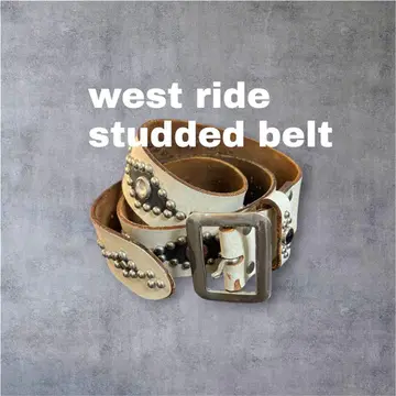 west ride 스터드 벨트 32 사이즈
