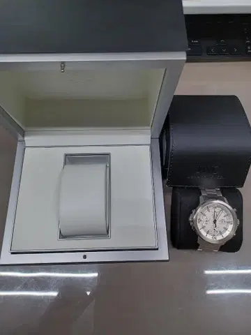 IWC 아쿠아타이머 IW376802 크로노그래프 실버 다이얼