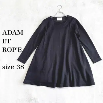 ADAM ET ROPE' 블랙 A라인 원피스 사이즈 38(M)