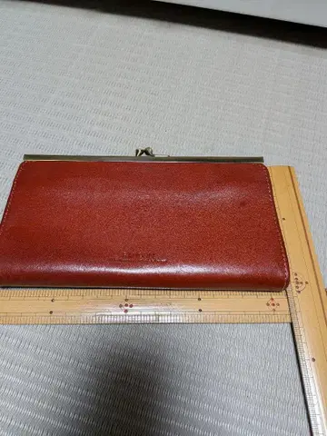 FAUCON 가죽 롱 지갑 천연 가죽 가마구치 장지갑