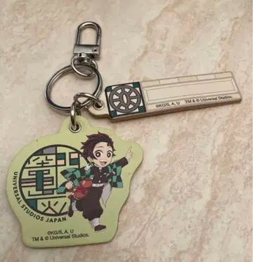 탄지로 가죽 키체인 귀멸의 칼날 USJ 유니버셜 한정판