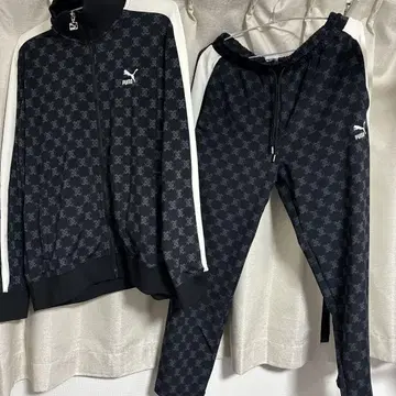 PUMA 저지 세트 블랙/화이트