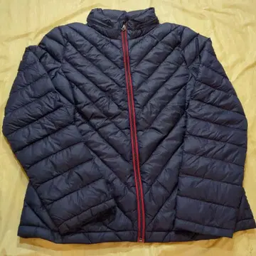 TOMMYHILFIGER 네이비 퀼팅 다운 자켓 M