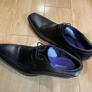 남성용 비즈니스 슈즈 블랙 27cm 박스 포함