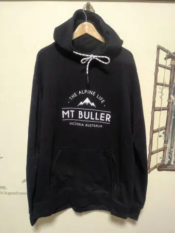 MT BULLER 스노우보드용 블랙 후드티